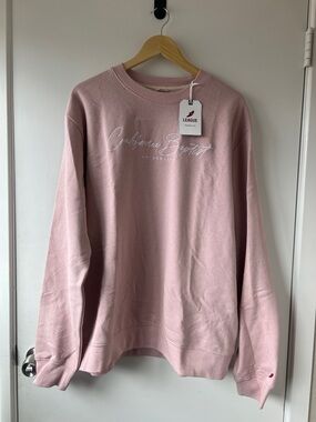 League Pink California Baptist University Embroidered Sweatshirt